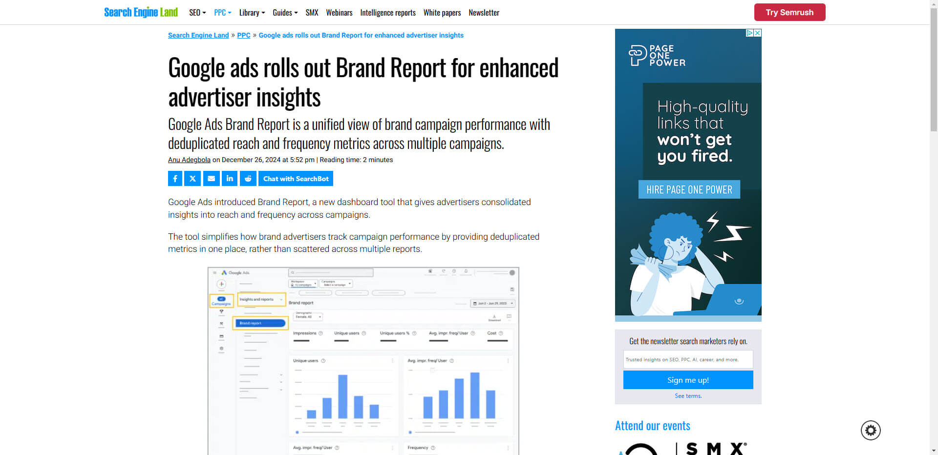 Google Ads Brand Report